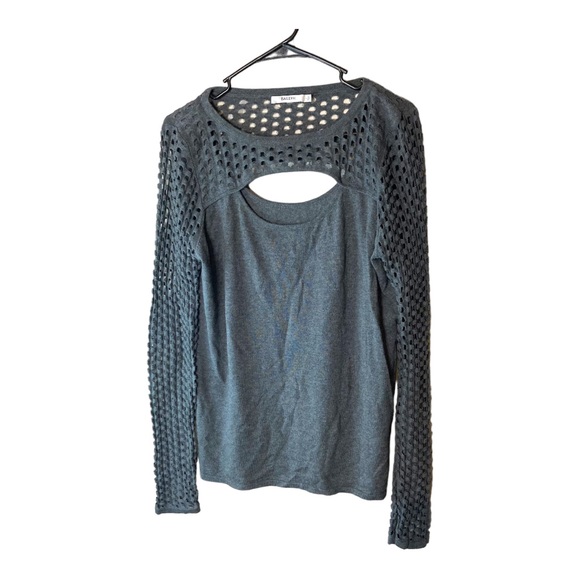 Bailey 44 Silk Blend Sweater Gray Size Large - Picture 1 of 6